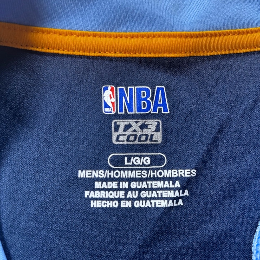 NWOT NBA TX3 Cool Mens Large Navy Blue Light Blue Basketball Tank Top Jersey Gym - Picture 4 of 6